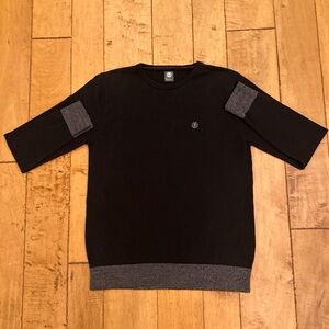 Element Black Logo Crewneck